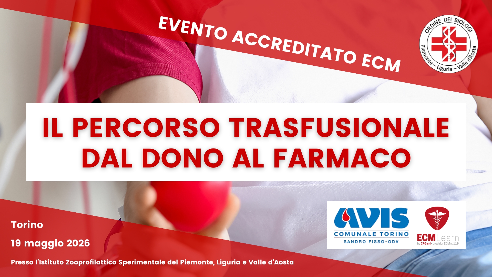 Clicca per accedere all'articolo Evento ECM in collaborazione con Avis "Il percorso trasfusionale: dal dono al farmaco"